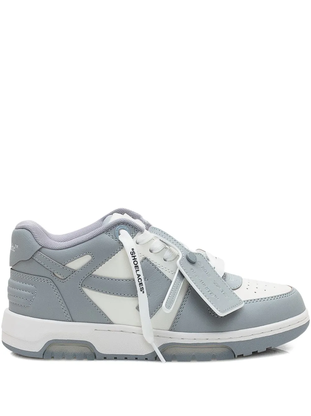 Кроссовки Out Of Office из телячьей кожи OFF-WHITE, серый