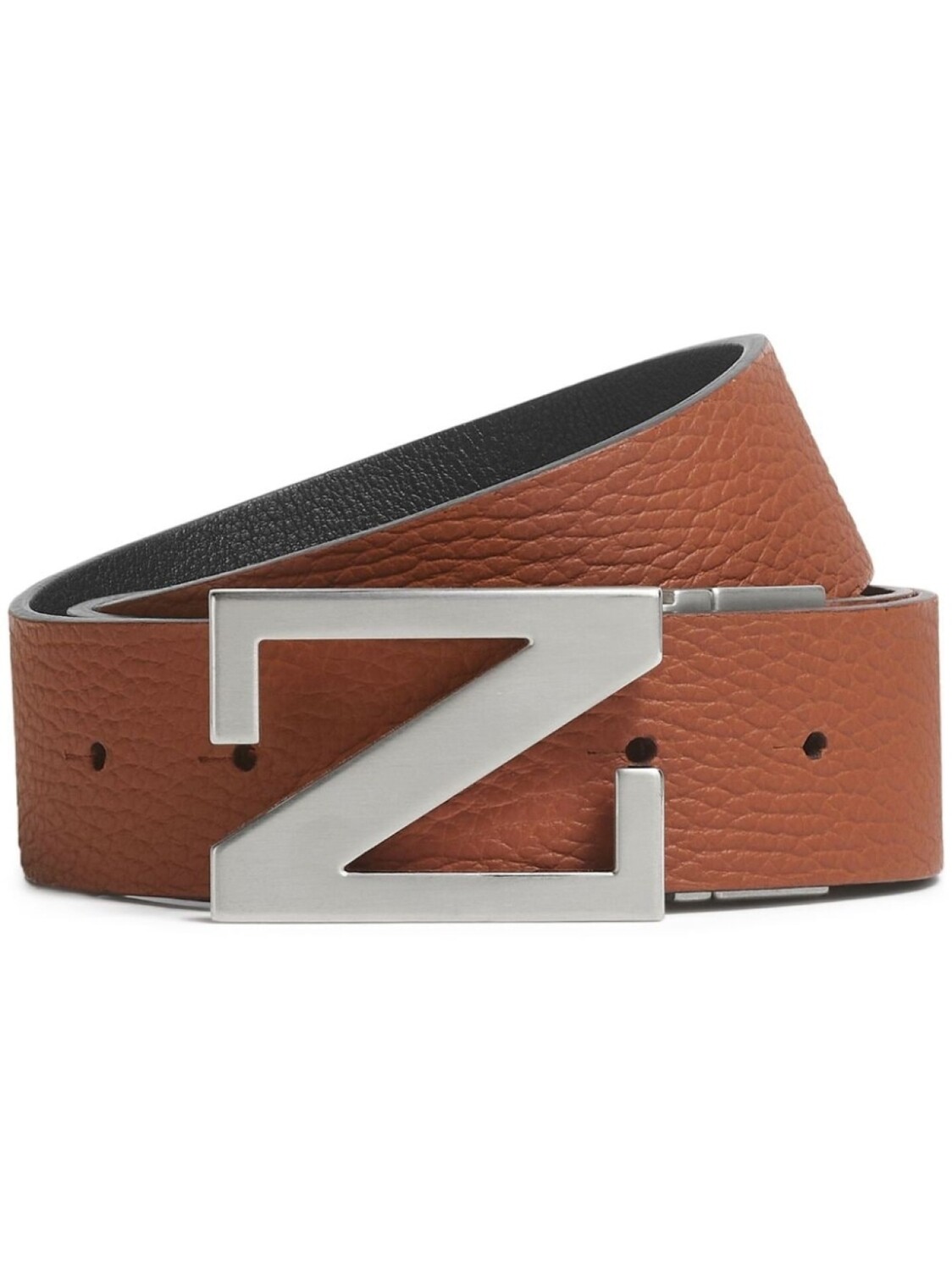 

Zegna двусторонний ремень, коричневый
