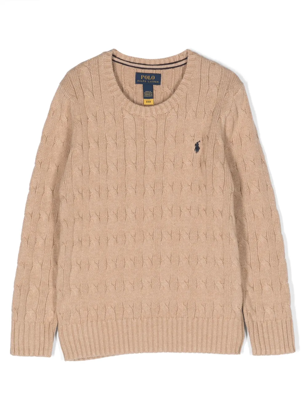 

Джемпер Polo Pony фактурной вязки POLO RALPH LAUREN KIDS, нейтральный
