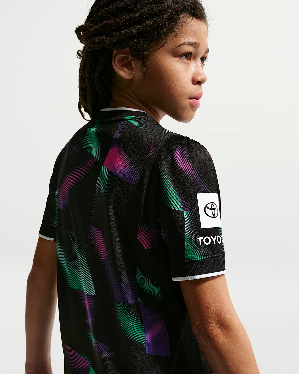 Большие детские Nike Dri-FIT NWSL Replica Jersey Racing Louisville FC Stadium Away, Mint Foam — фото 2