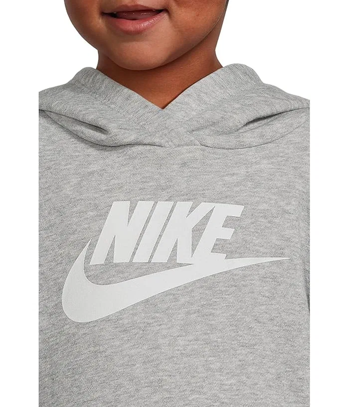 Худи Nike Kids Club Fleece, Dark Grey Heather — фото 3