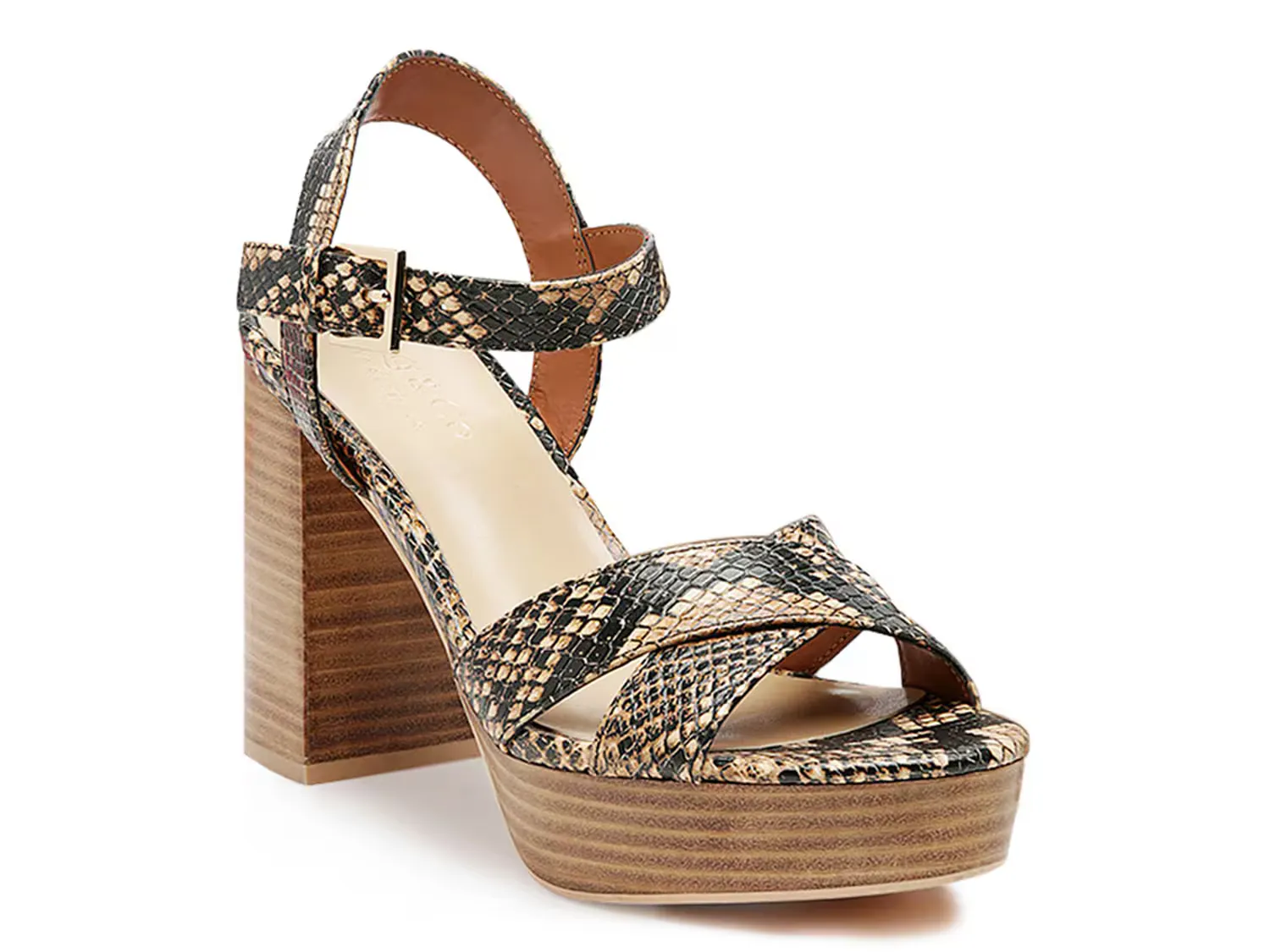 

Сандалии Chypre Platform Sandal Rag & Co, цвет brown_blacksnakeprint