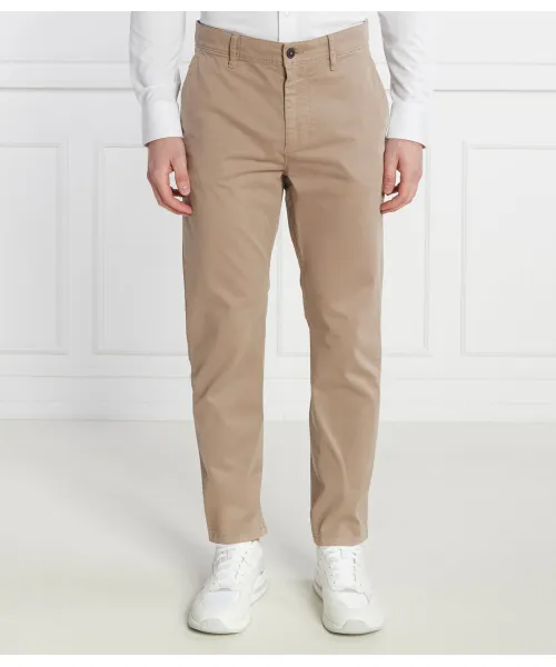 

Зауженные брюки-чинос Tapered fit Boss Orange, коричневый