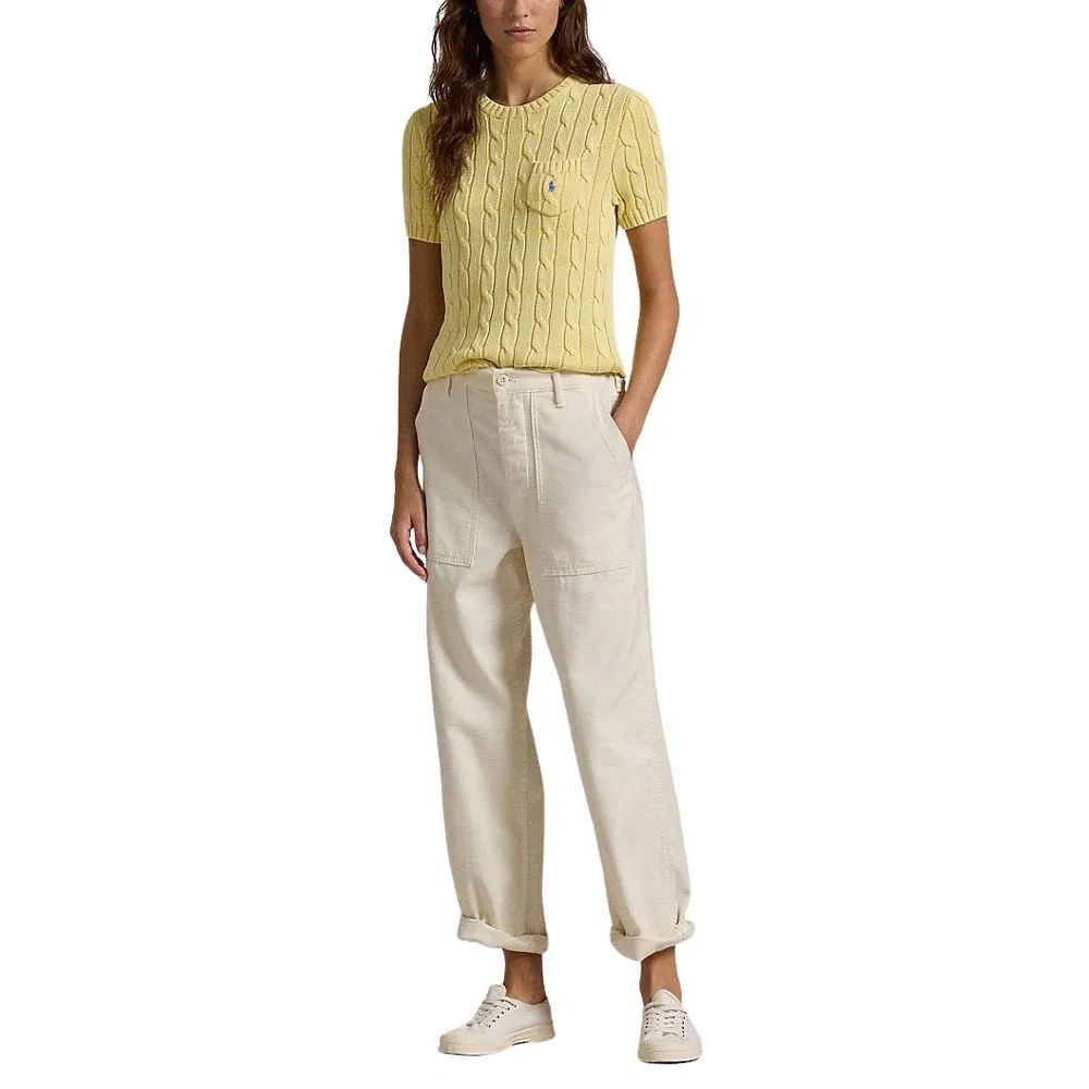 Футболка из хлопка Polo Ralph Lauren, Lemon — фото 3