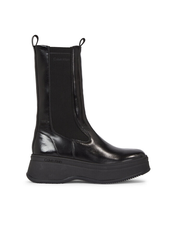 Ботильоны на танкетке Pitched Chelsea Boot Calvin Klein, черный