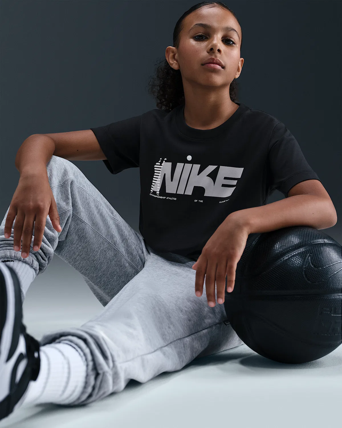 Детская футболка Dri-FIT Nike Legend, Black — фото 3