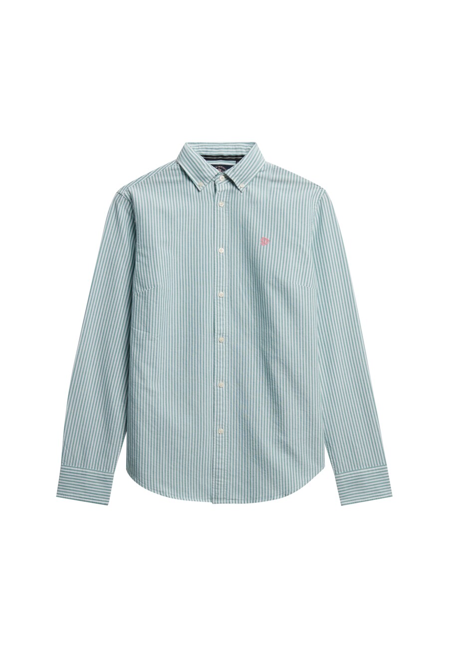 

Блуза Superdry Oxford, зеленый