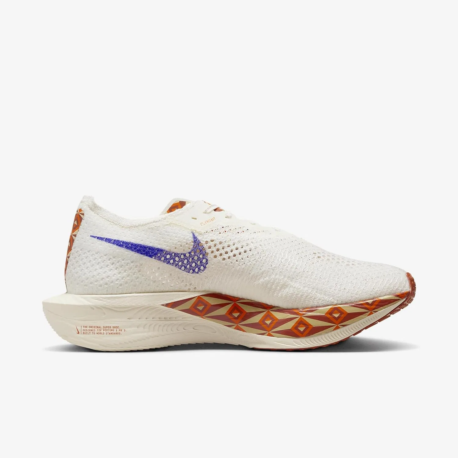 Мужские кроссовки Nike Zoomx Vaporfly Next% 3, Sail Safety Orange Burnt Sunrise Hyper Royal — фото 3
