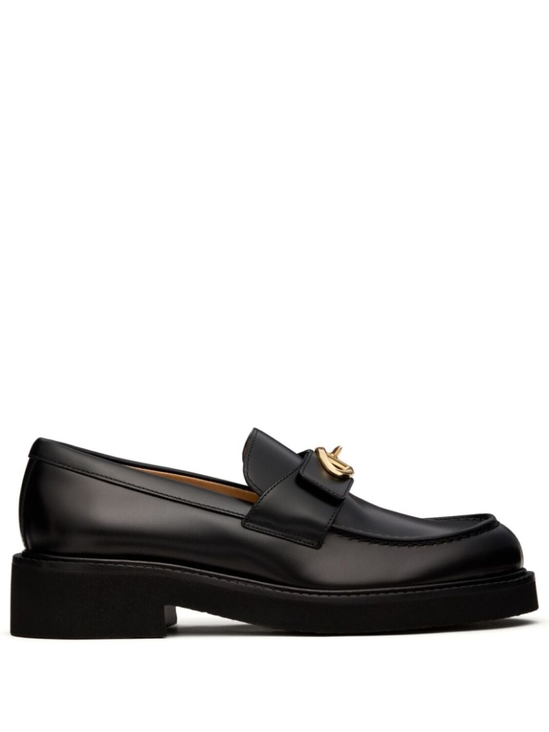 Valentino Garavani кожаные лоферы, черный