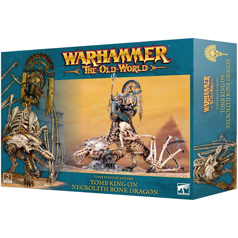 

Миниатюра Games Workshop Warhammer The Old World: Tomb Kings of Khemri - Tomb King on Necrolith Bone Dragon