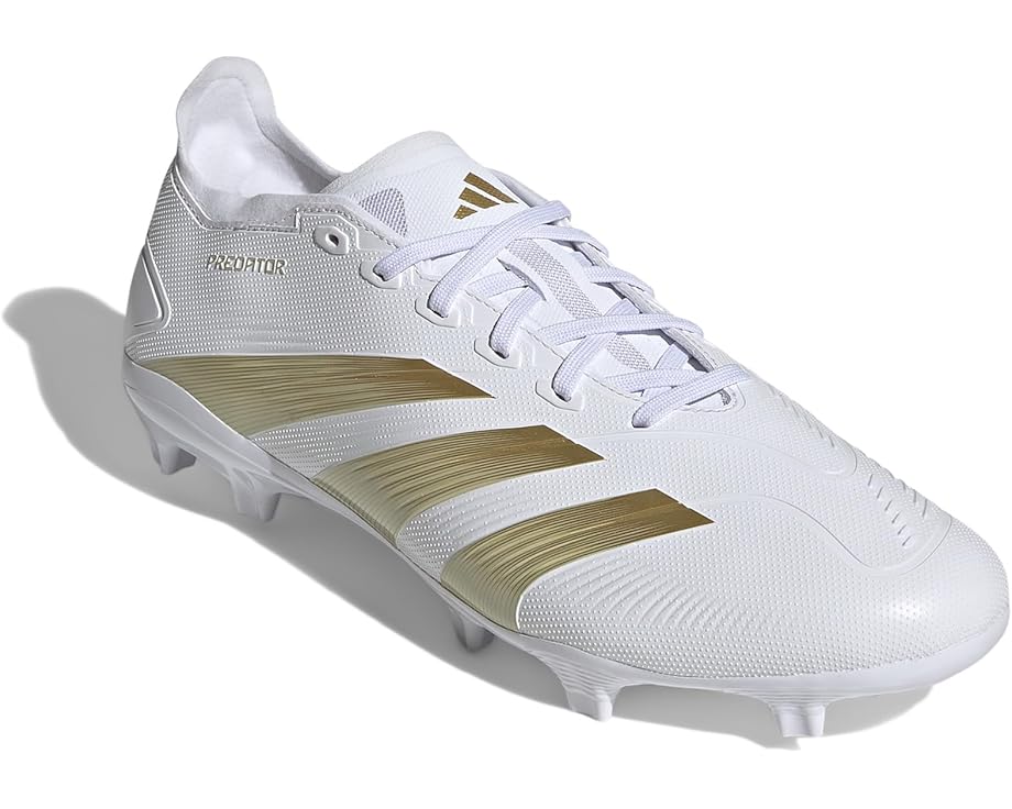 

Кроссовки adidas Predator League Football Boots Firm Ground, цвет White/Gold Metallic/Sandy Beige Metallic