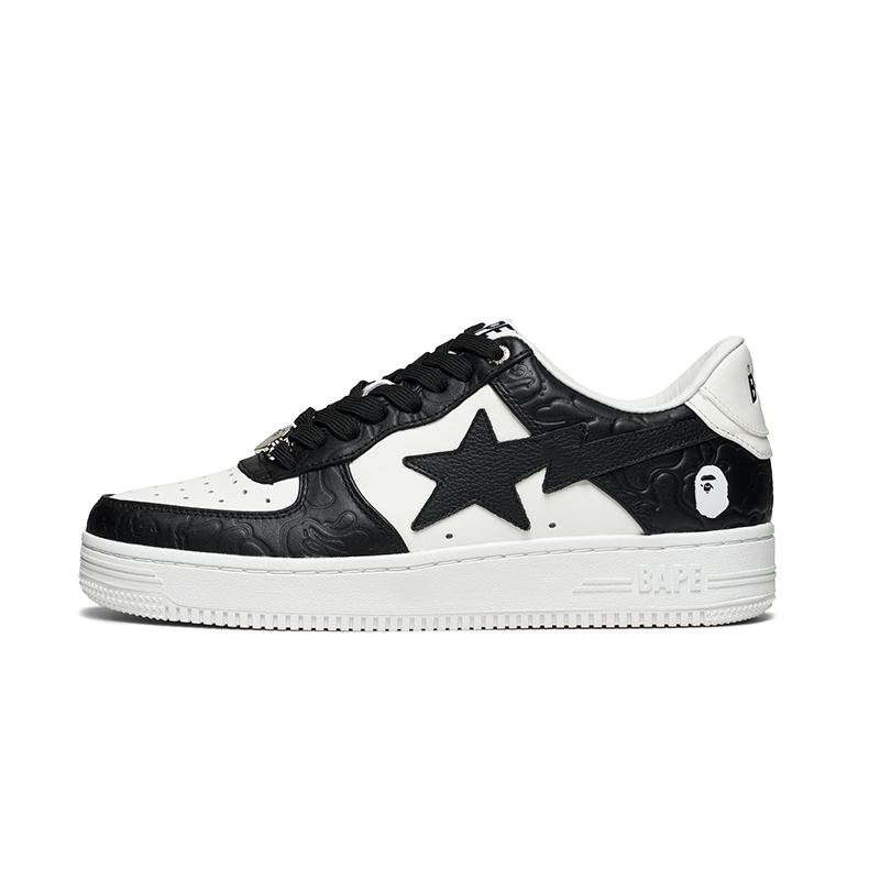 

A BATHING APE Амортизирующие лоу-топ скейтборд кроссовки мужские Black BK A, цвет Black BK A