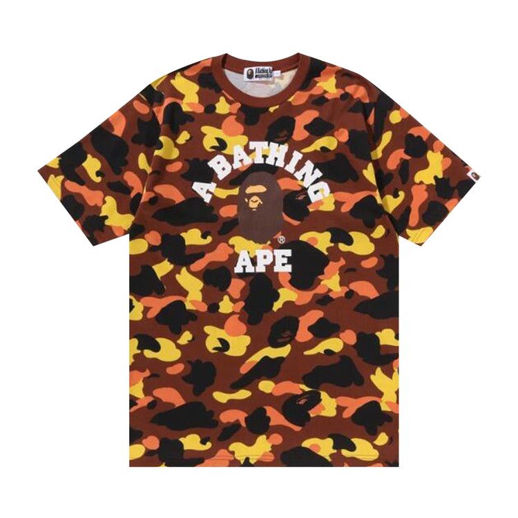 

Футболка BAPE 1st Camo College Tee, Orange