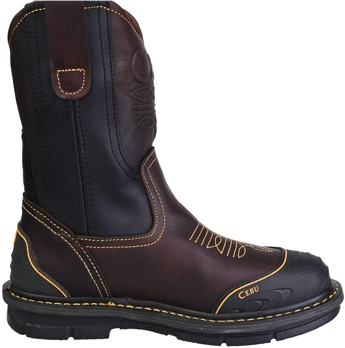 Мужские рабочие ботинки CEBU Farmer Work Boots - высота 10 дюймов, Brown — фото 4