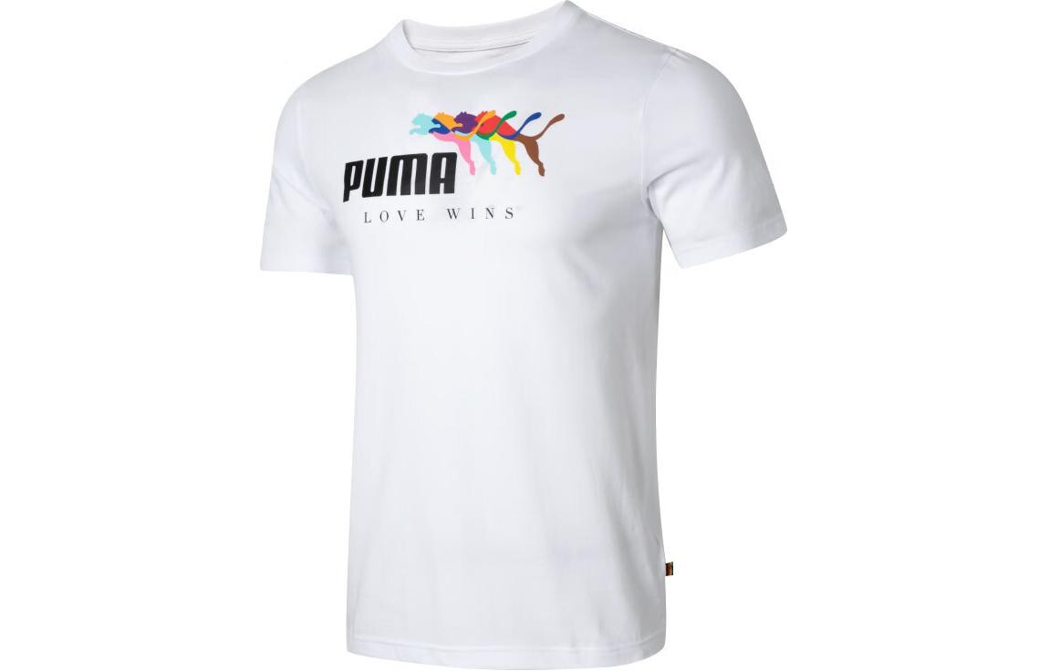 

ESS+ LOVE Футболка мужская белая Puma, белый