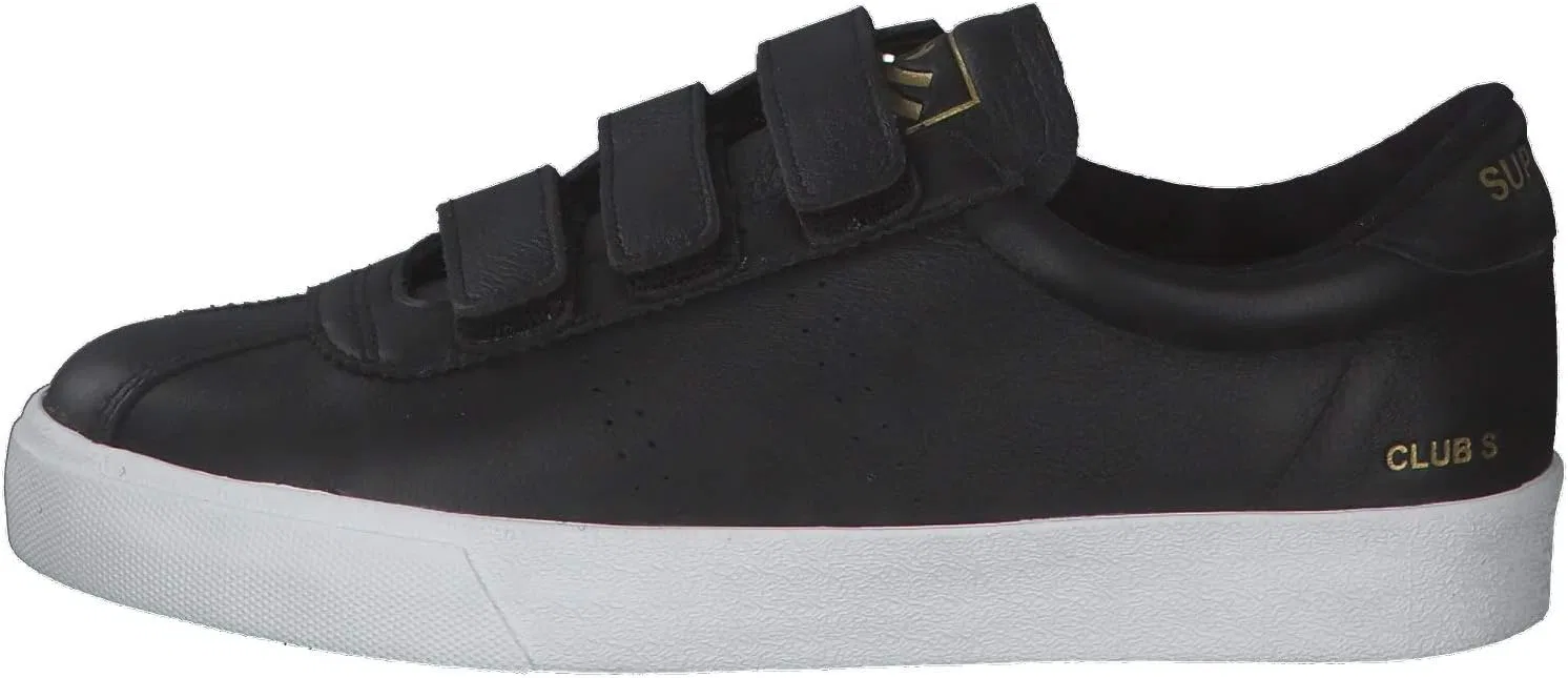 Кроссовки Superga Unisex 2870 Club S Comfort Leather Strap S51225W, Black — фото 2