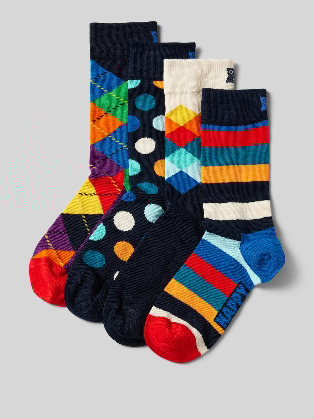 

Носки с рисунком микс в упаковке 4 шт Happy Socks