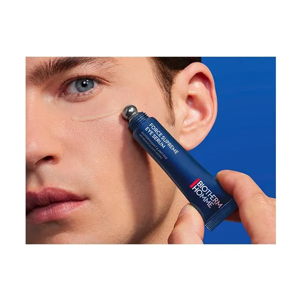 Антивозрастная сыворотка для мужской кожи вокруг глаз Homme Force Supreme Eye Architect Serum Biotherm, 15 ml — фото 4