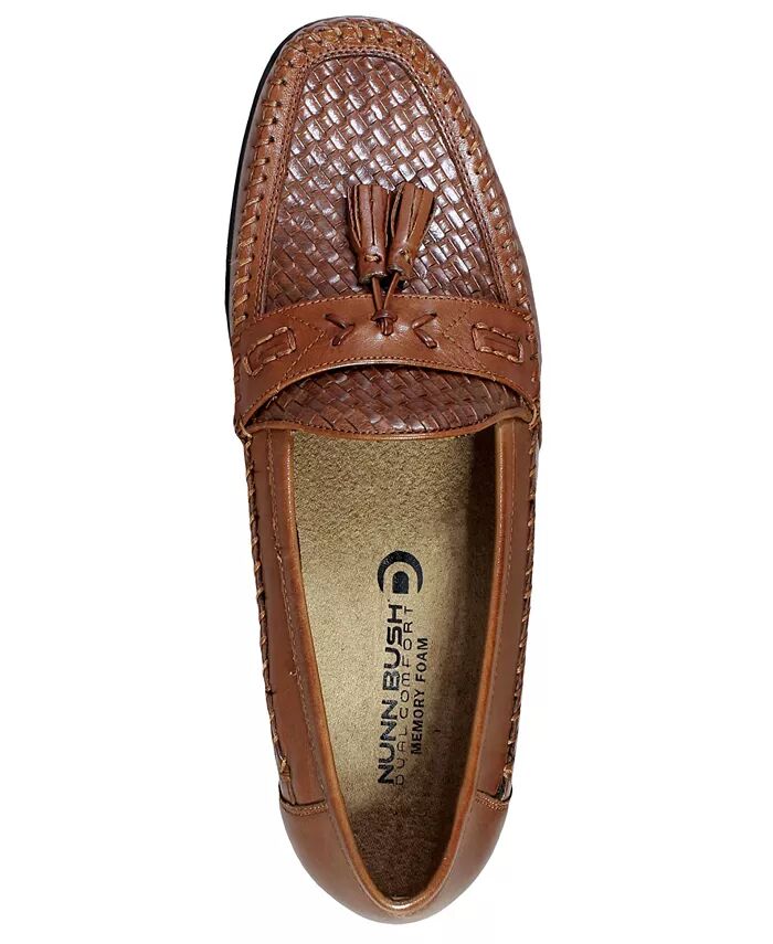 Мужские мокасины Strafford Woven Tassel Nunn Bush, коричневый — фото 3