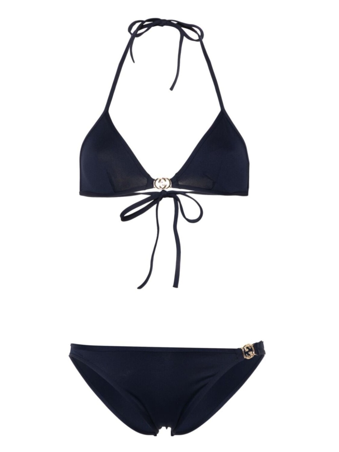 

Gucci бикини с логотипом Interlocking G, синий