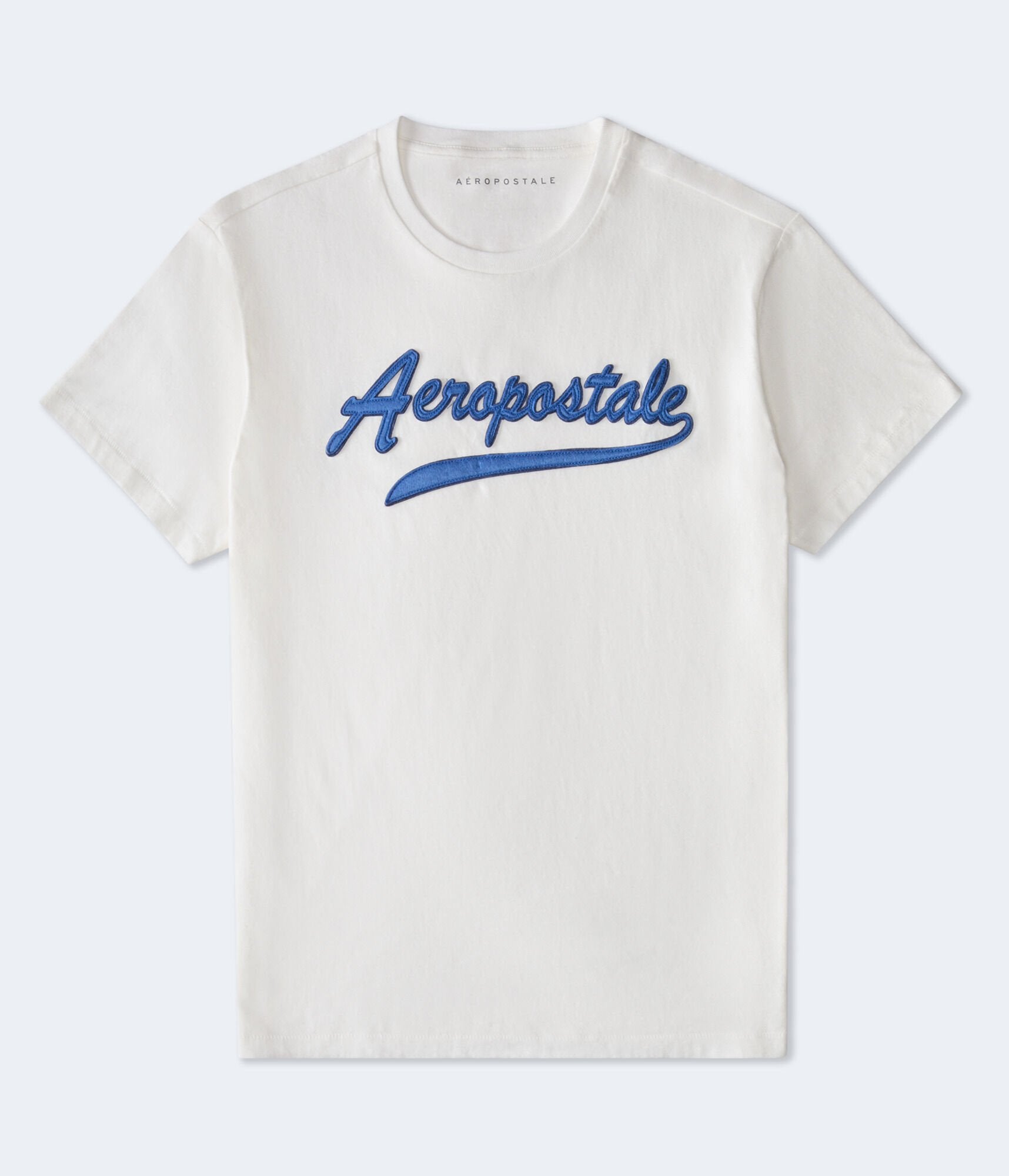 

Футболка с графическим логотипом Aeropostale и аппликацией, цвет floral white
