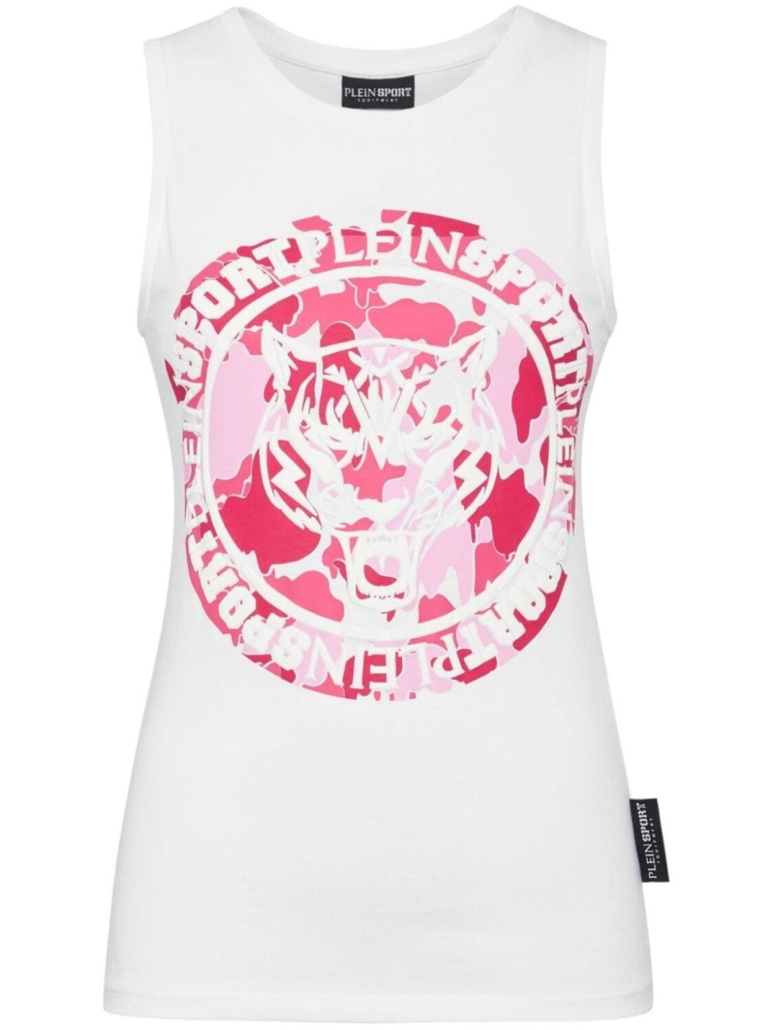 

Plein Sport топ Carbon Tiger, белый