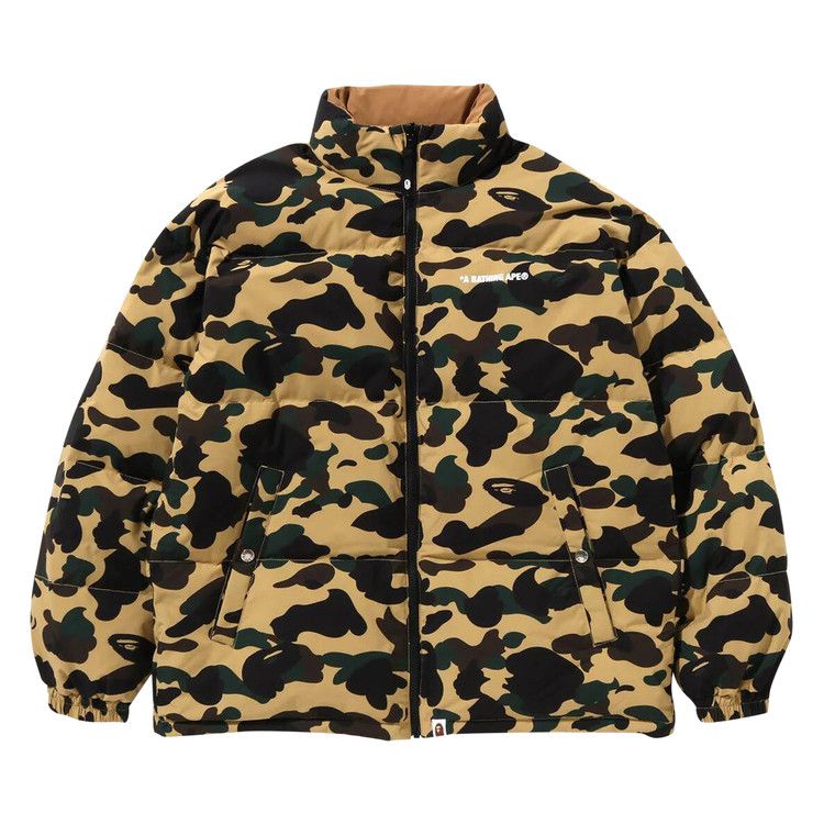 

Куртка BAPE 1st Camo Reversible Down Jacket, Yellow