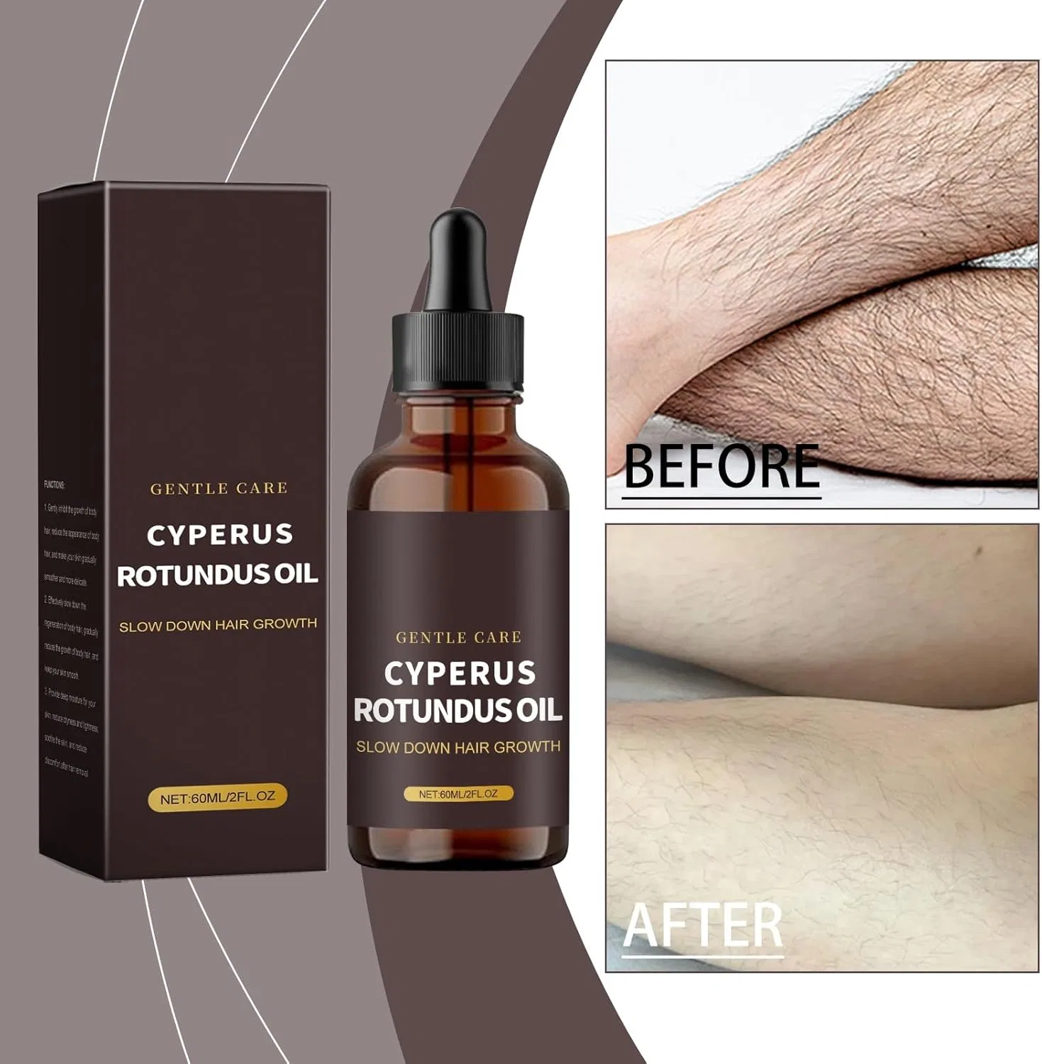 Масло для удаления волос Aconite Oil, 60 мл, клубника — фото 3