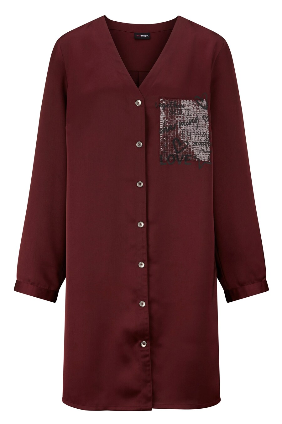 

Длинная блузка MIAMODA Blouse, красный