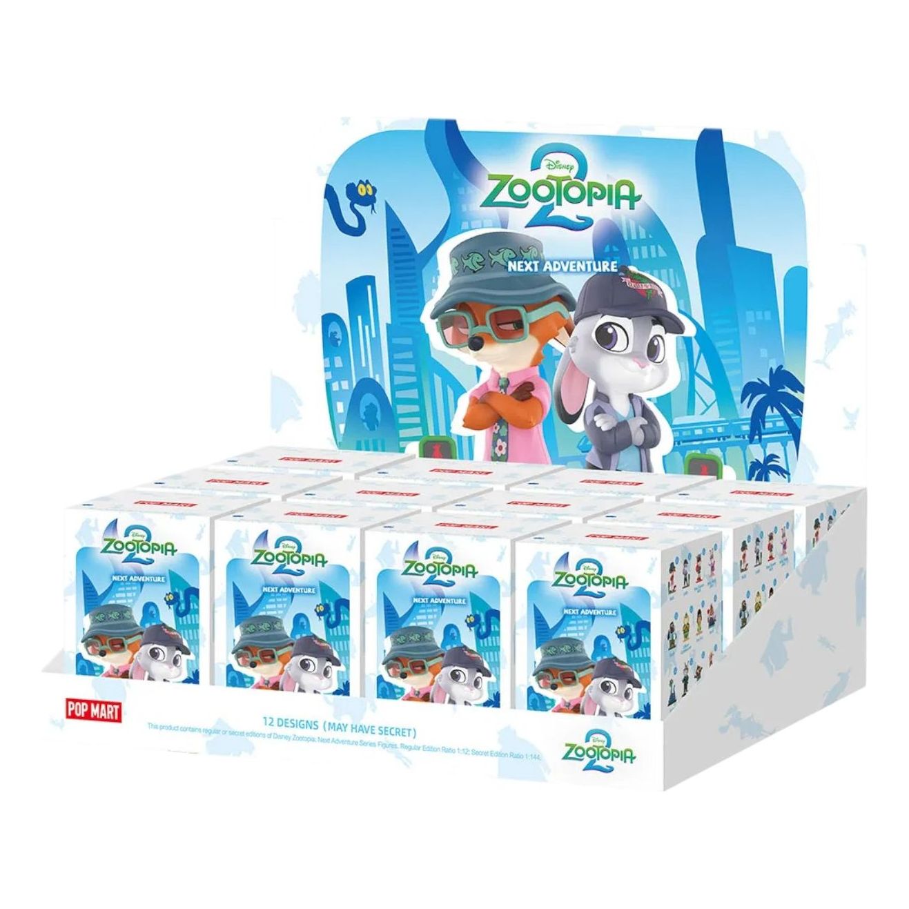 

Фигурка Pop Mart Disney Zootopia Next Adventure Figures Sealed Case (12 Blind Boxes)