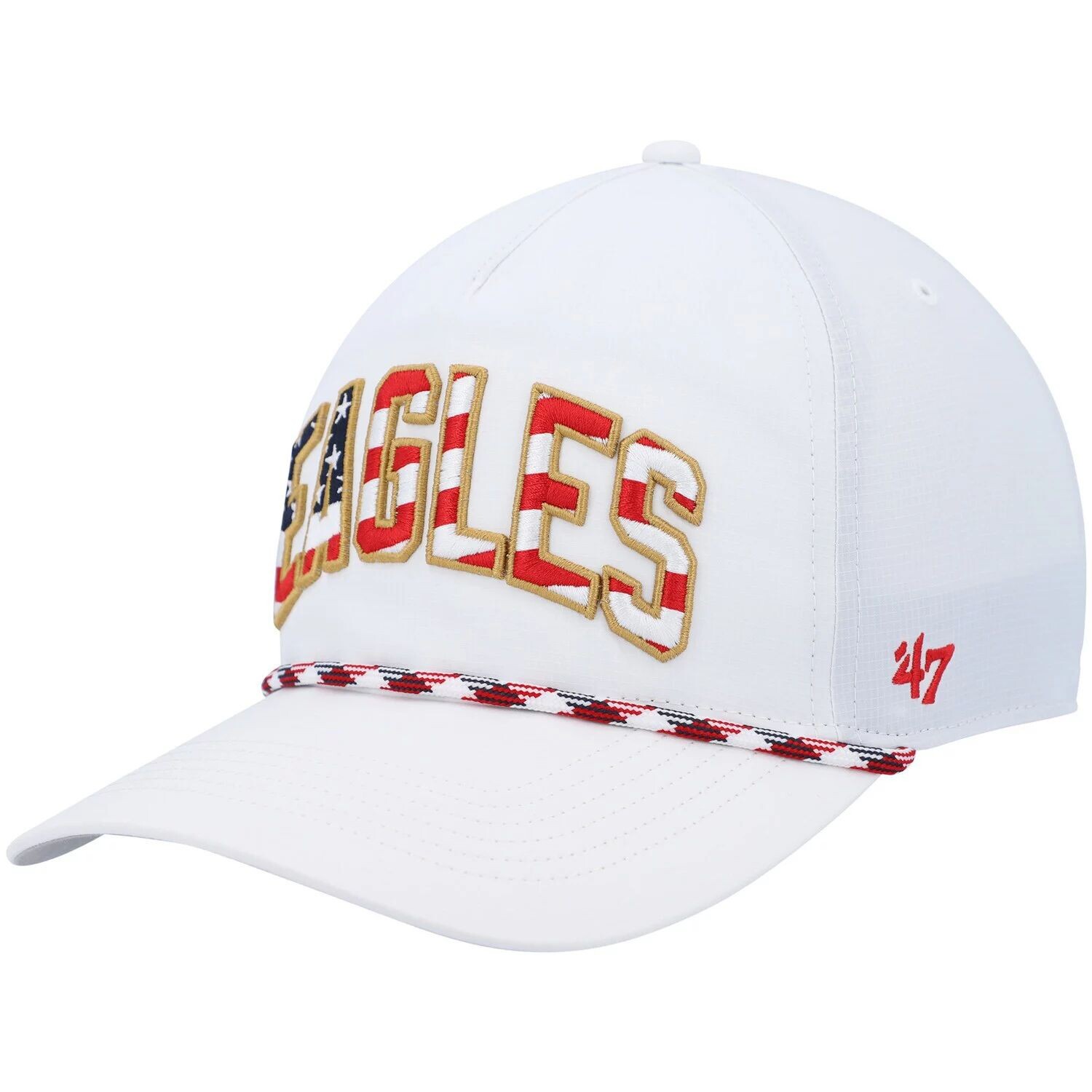 

Мужская регулируемая кепка '47 Philadelphia Eagles Hitch со звездами и полосками Trucker
