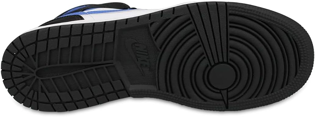 Детские кроссовки Nike Air Jordan 1 Mid, белый/синий/черный — фото 4