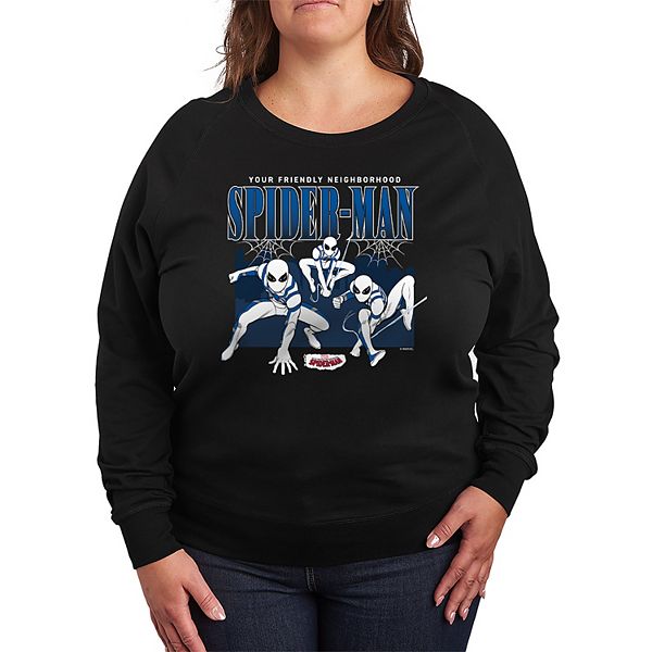 

Футболка с длинным рукавом Spider-Man French Terry plus size Marvel