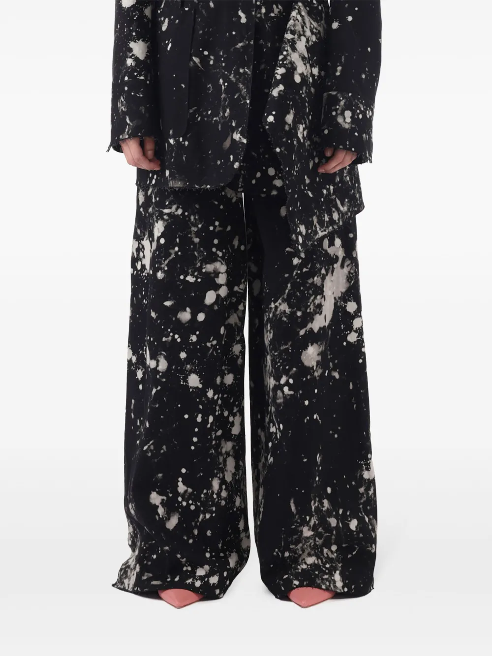 

Брюки с завышенной талией Jason Wu Collection, черный