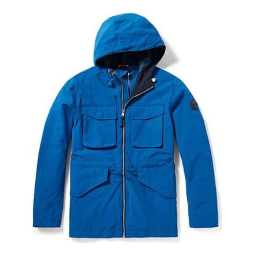 

Куртка Men's Timberland Multiple Pockets Casual hooded Jacket Dark Blue, синий