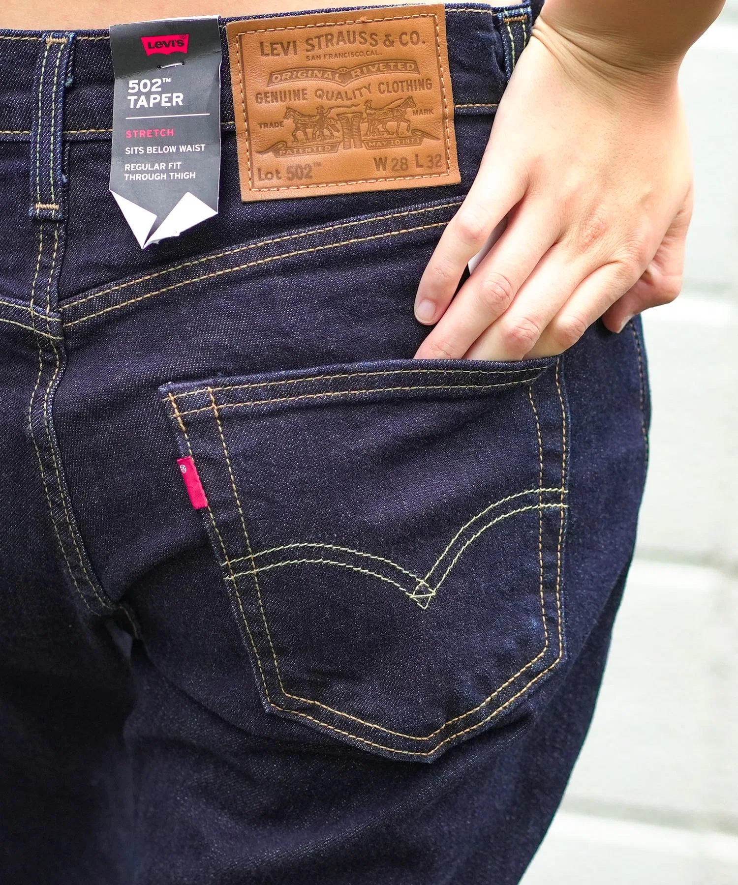[LEVI'S] 502 Regular Tapered One Wash