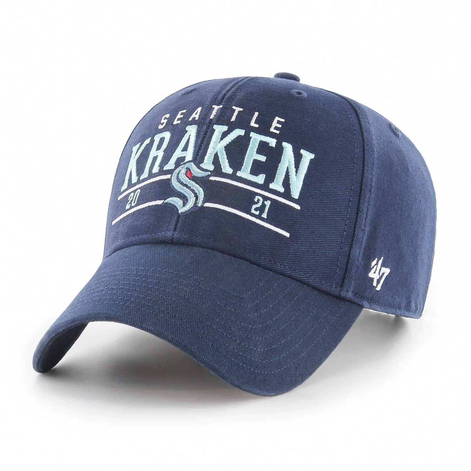 

Мужская регулируемая кепка '47 Deep Sea Seattle Kraken Centerline MVP Deep Sea Blue Seattle Kraken Centerline MVP