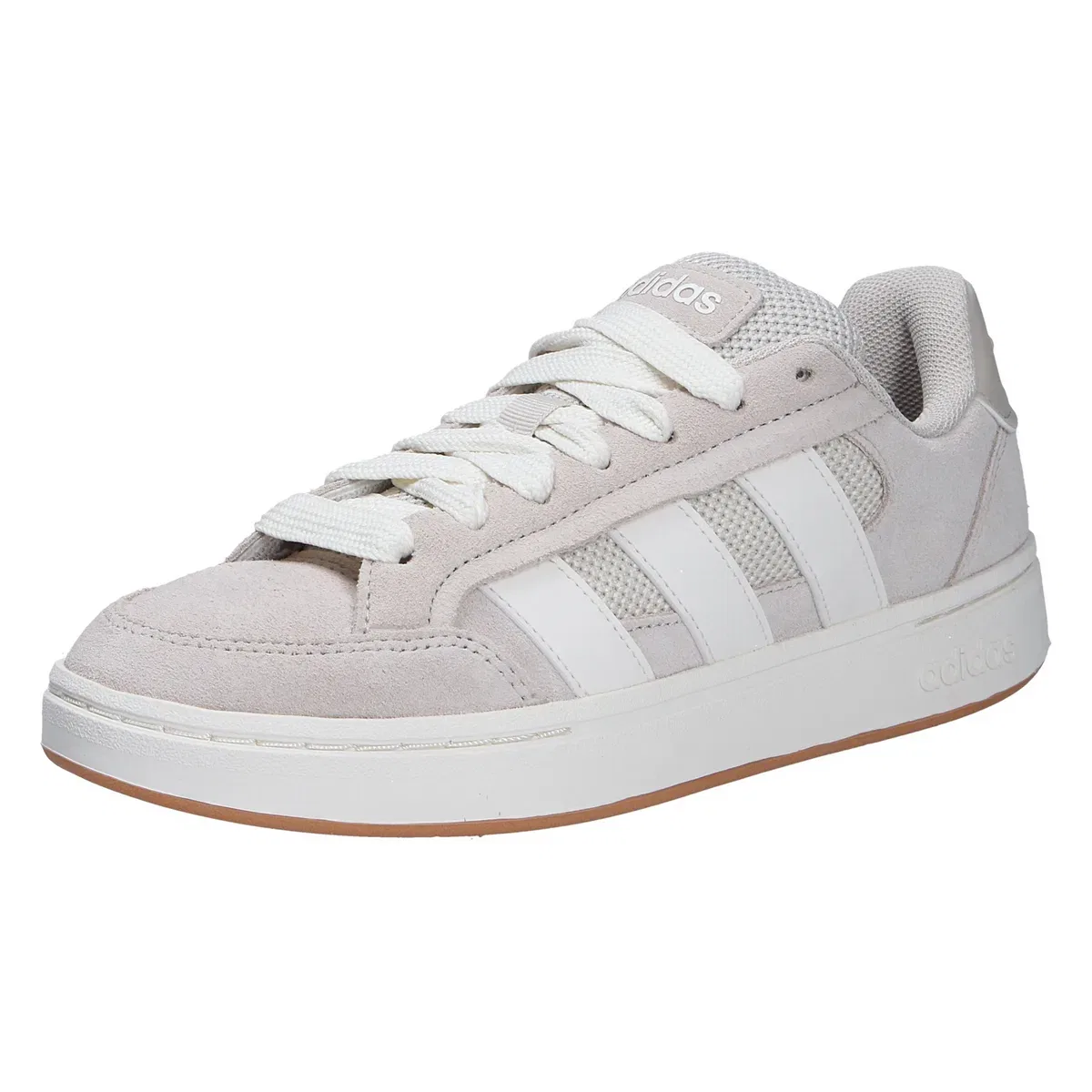 Сникерсы из велюра Adidas, серый