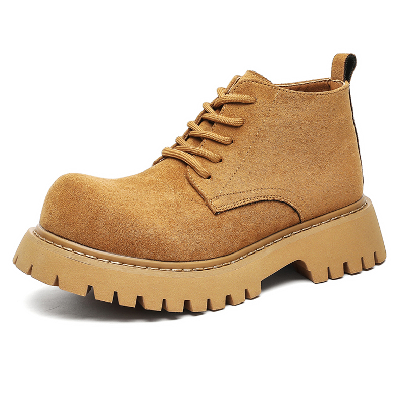 

V ZERO FIVE Мужские желтые ботинки Martin с подкладкой из флиса, цвет Yellow (Fleece-Lined)