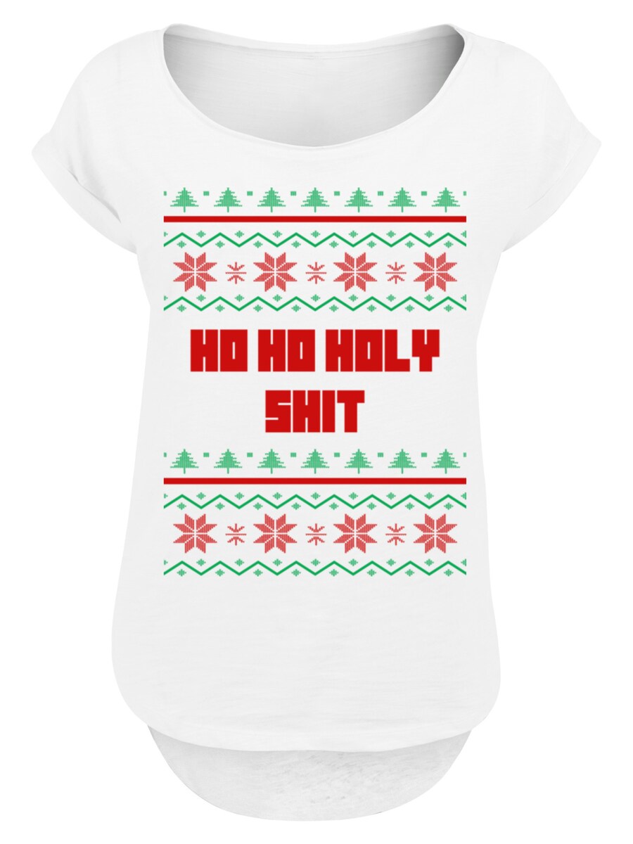 

Рубашка F4NT4STIC Ho Ho Holy, белый