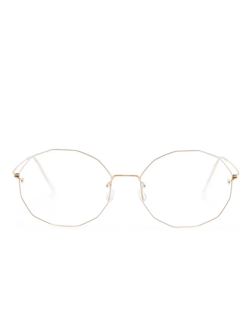 

Очки в безободковой оправе Lindberg, золотой