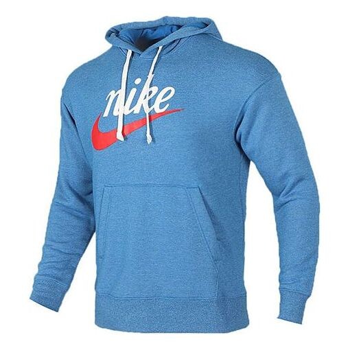 

Толстовка men's chest logo loose pullover blue Nike, синий