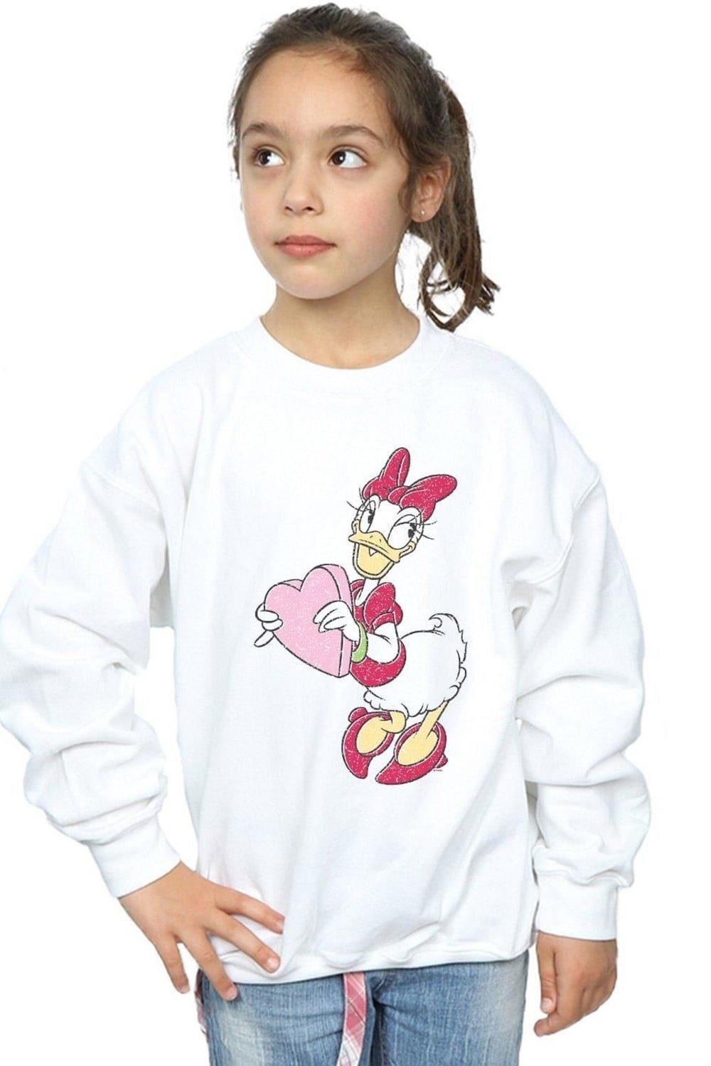 

Толстовка Daisy Duck Love Heart Disney, белый