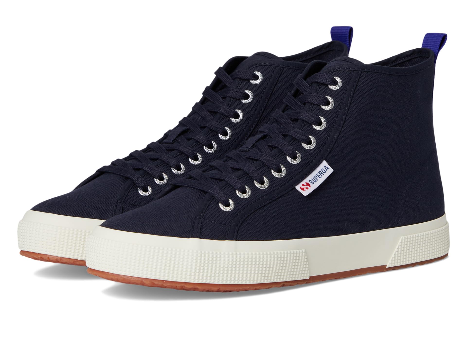 Кроссовки Superga 2750 Mid Cotton, Navy/Blue Spectrum/Favorio