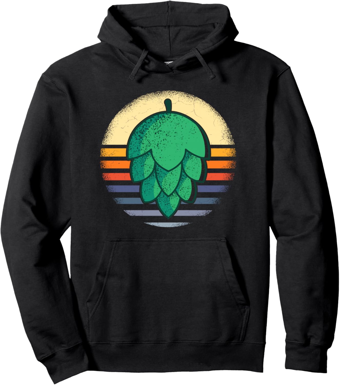 

Худи HOP FLOWER over Vintage Sunset Craft Beer Drink Meme Like Crafts Craft Beer Drinking Hops Memes, черный