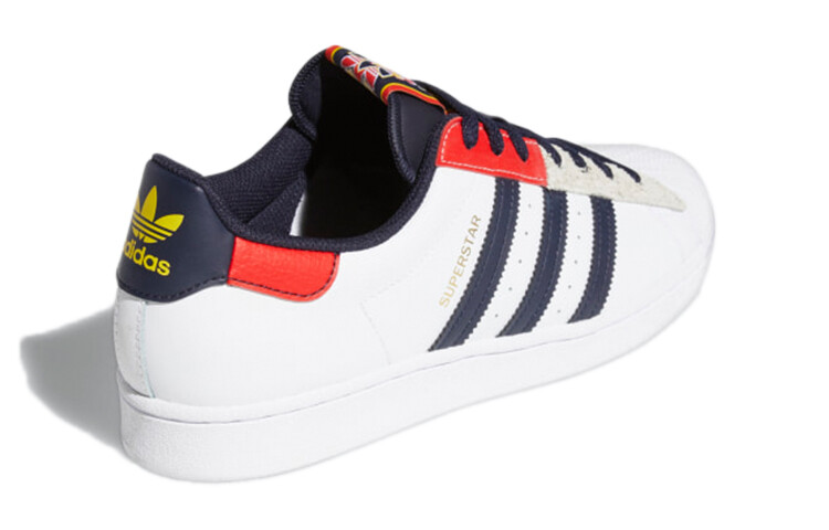 Кроссовки Adidas Originals Superstar Legend Ink Red — фото 4