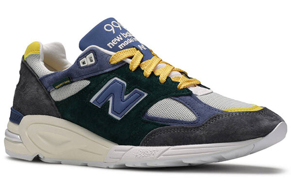 Кроссовки x aime leon dore 990v2 сделано в сша New Balance, желтый — фото 3