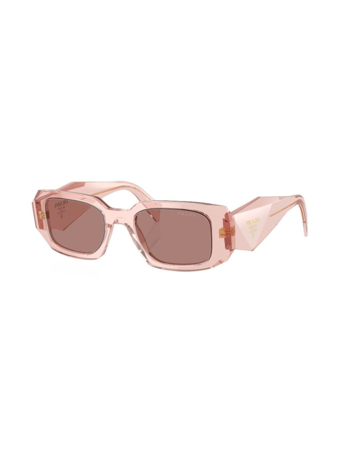 Prada Eyewear солнцезащитные очки Prada PR 17WS в овальной оправе, розовый — фото 2