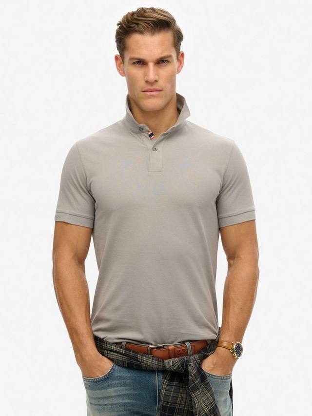 

Хлопковая пике-поло от Cotton City Superdry, Dove Grey