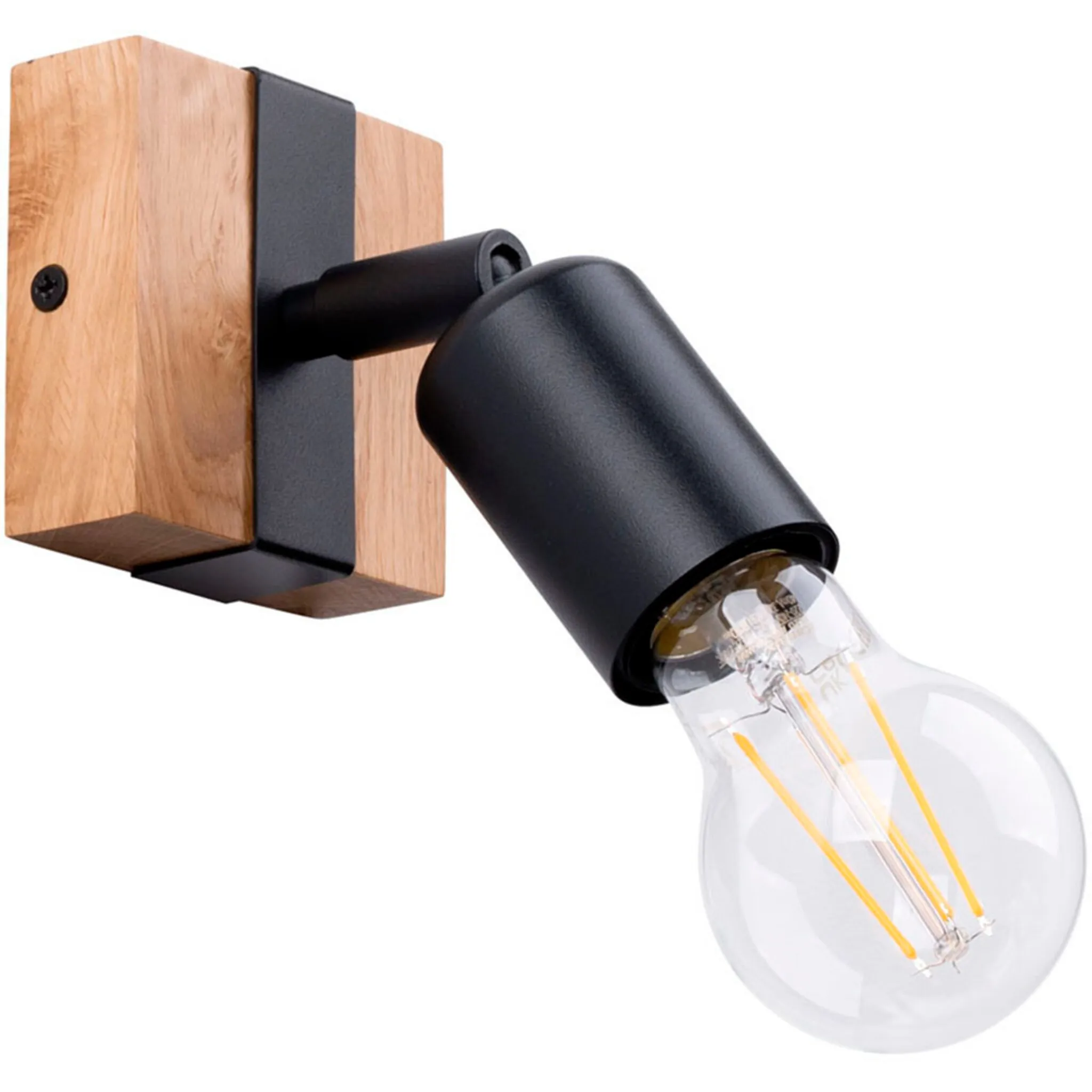 

Настенный светильник SOLLUX «ZUCA», для лампочек 1 x E27 Sollux Lighting, цвет schwarzes Holz